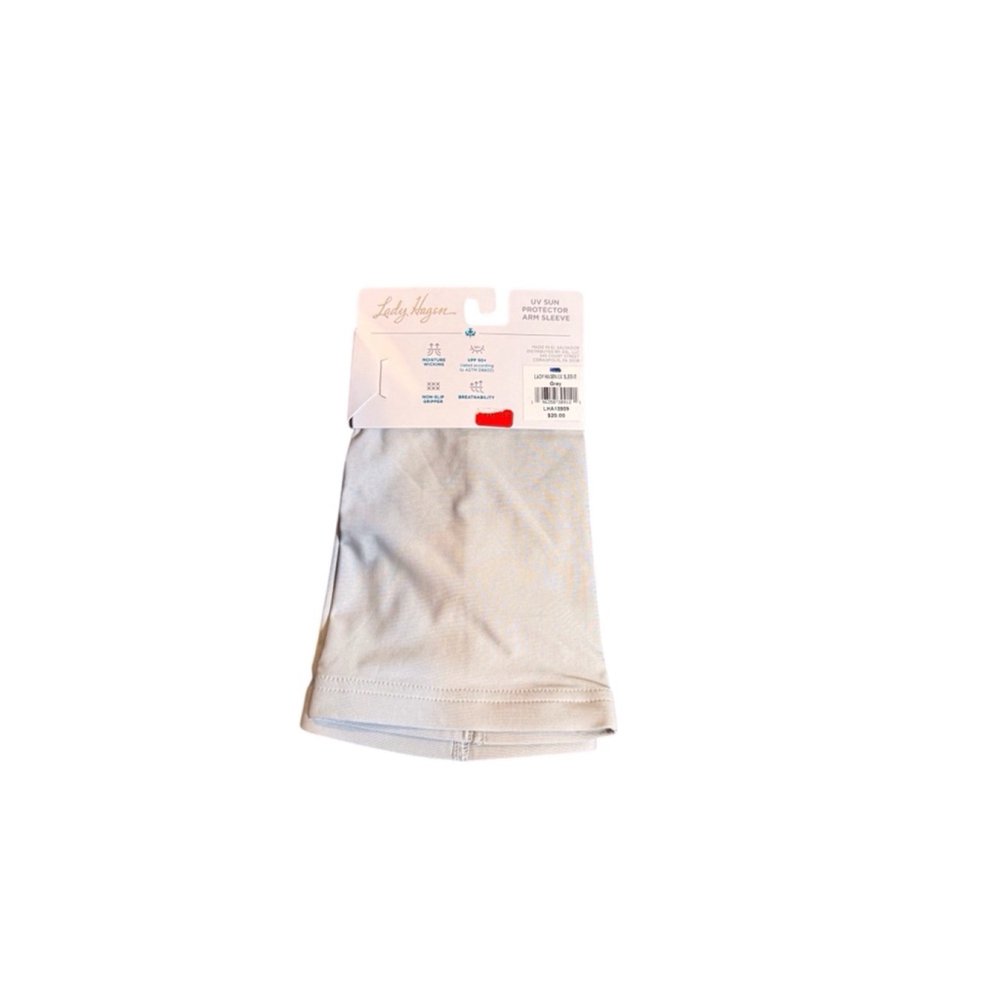 Women's Lady Hagen Arm Sleeves M/L Gray UV Sun Protector - Picture 3 of 4